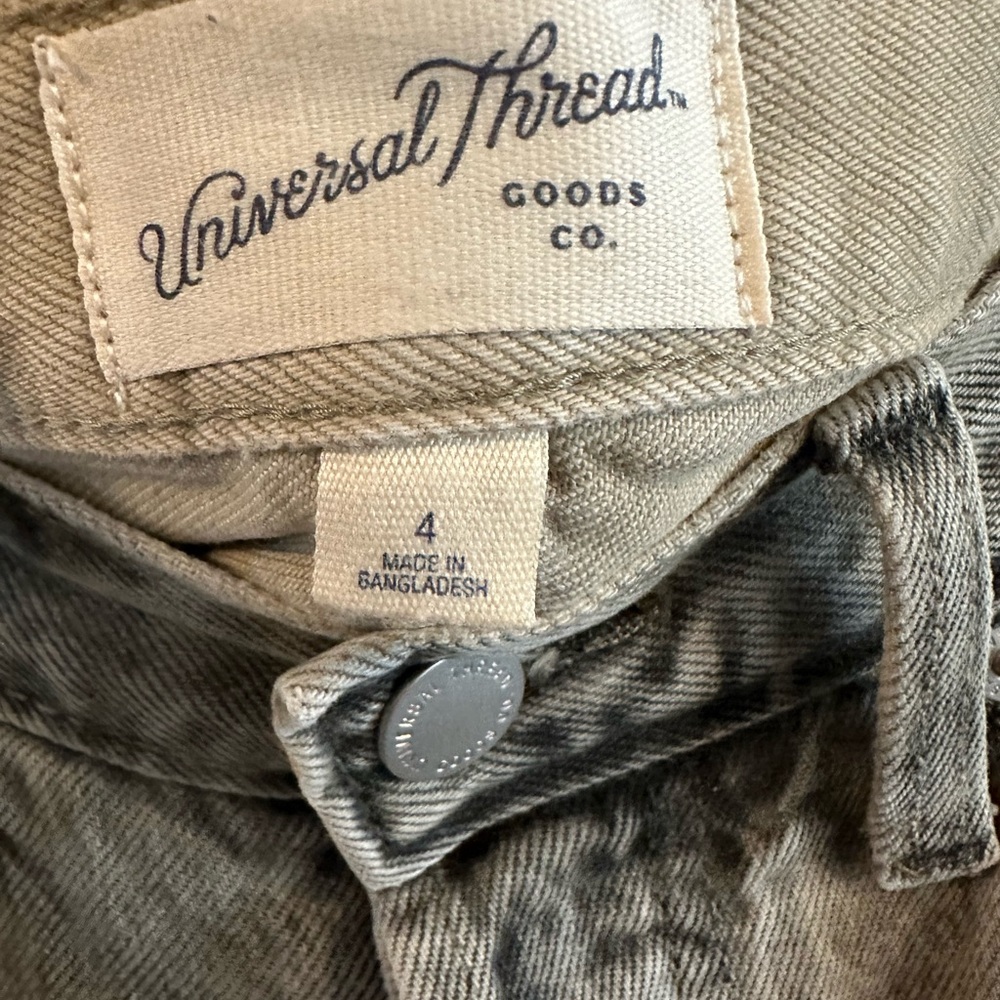 Universal Thread Gray Washed Cheetah High-Rise Je… - image 5